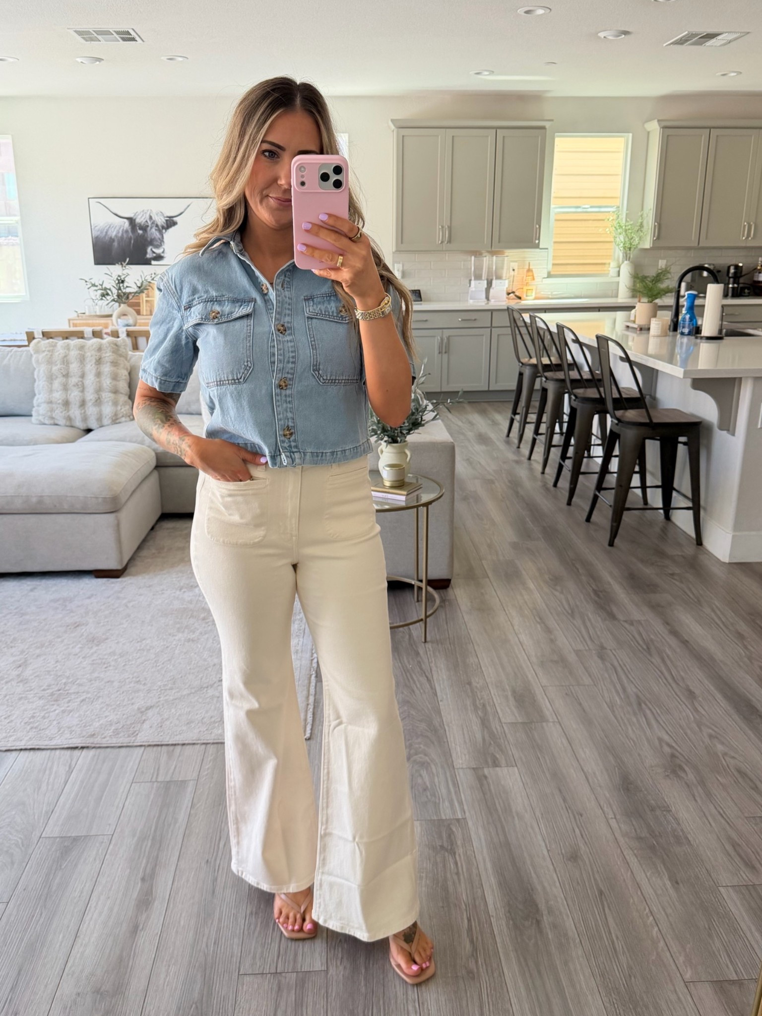 These J Crew jeans are on major clearance! And perfect for spring. I’m wearing a size 28.

#LTKgrwm #LTKootd #LTKdayinmylife