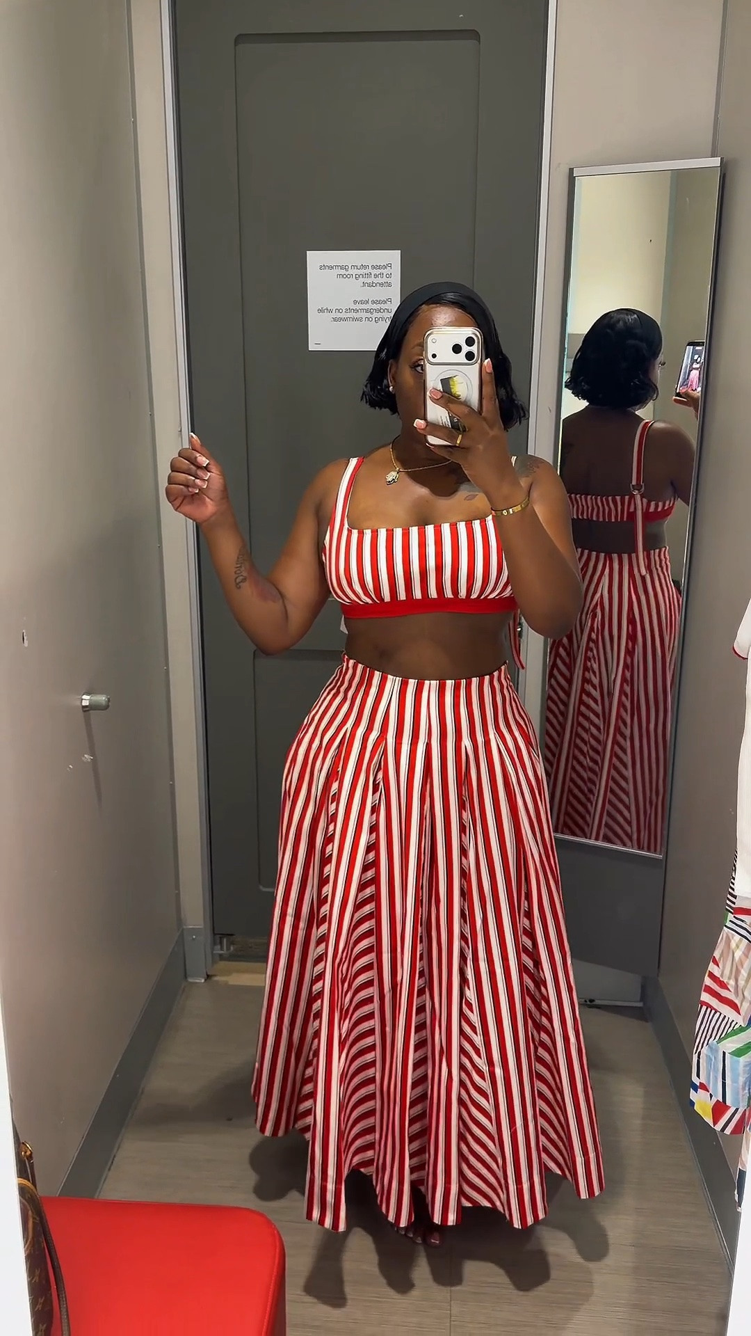 I didn’t hesitate to grab these 

5ft 6” 205lbs 
Skirt wearing size 12 and large top 
Shorts XL

#LTKootd #LTKmomlife #LTKU