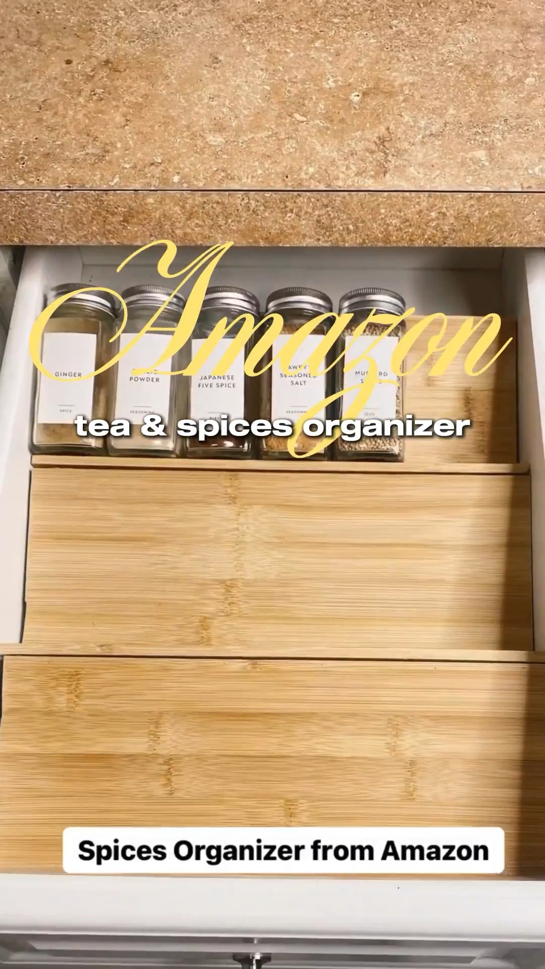 Love how organized my tea and spices look with this Amazon find. ☺️

#LTKHome