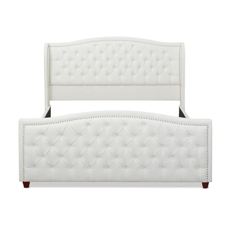 Marlon King Tufted Upholstered Low Profile Standard Bed | Wayfair North America