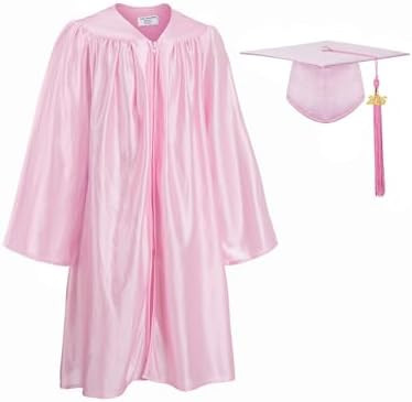 Shiny Graduation Cap and Gown 2026 Set with Matching Tassel for Preschool and Kindergarten Boys a... | Amazon (US)