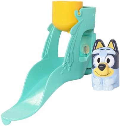 TOMY Toomies Bluey’s Water Slide - Includes Water Slide with Suction Cup, Clip On Bucket and Bl... | Amazon (US)