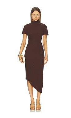 Cult Gaia Chrysta Knit Dress in Java from Revolve.com | Revolve Clothing (Global)