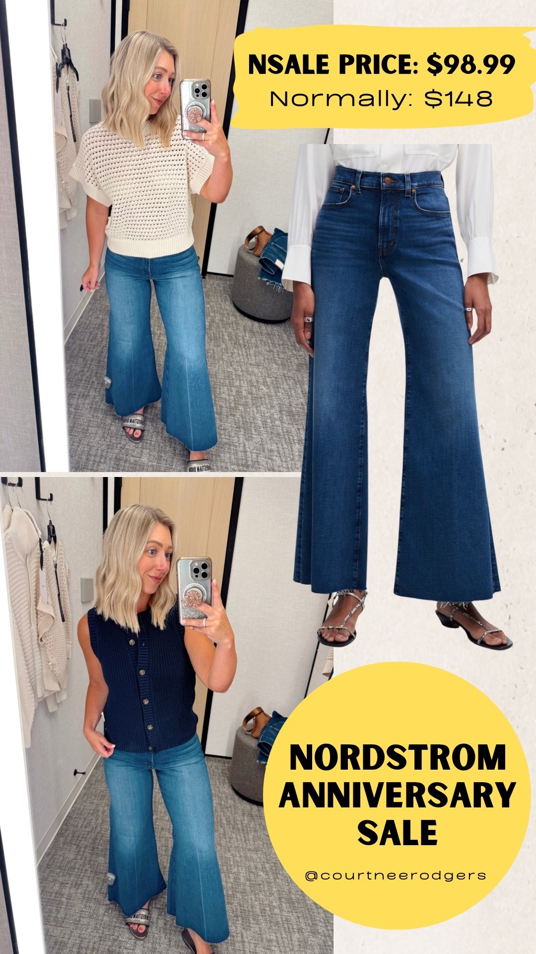 Nordstrom Anniversary Sale (everyone can shop 7/12)
Size XS sweaters —runs a little big // Size 27 jeans (TTS)

NSALE, Nordstrom Anniversary Sale, Madewell jeans, Varley, sweaters, sleeveless sweater 


#LTKFindsUnder100 #LTKSaleAlert #LTKStyleTip