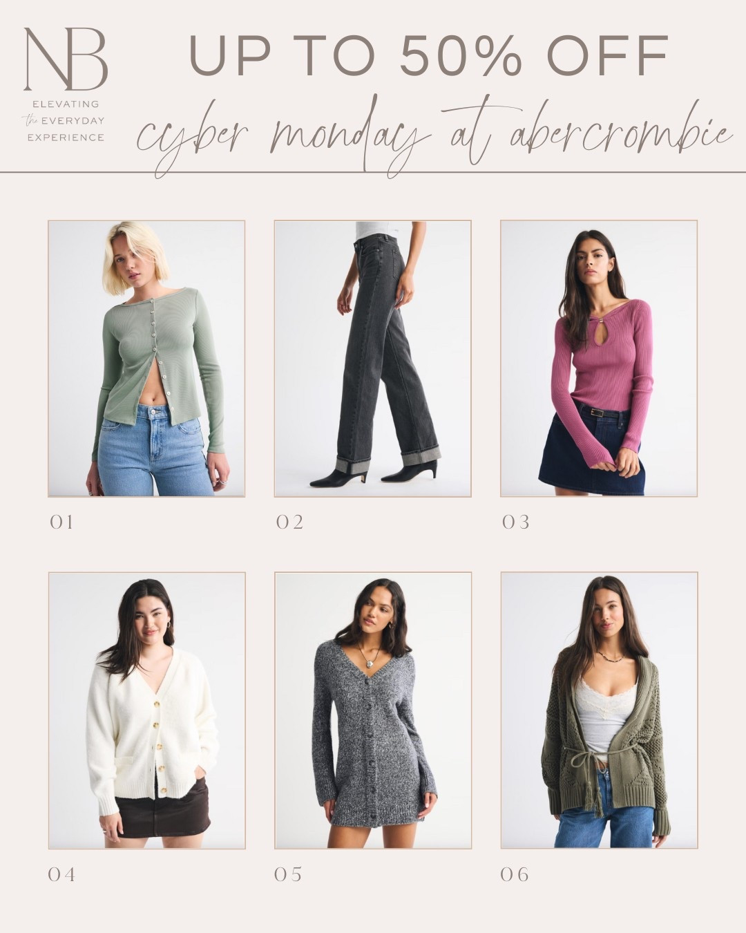 Abercrombie Black Friday Deals - Up To 50% Off ✨

black friday 2025 // black friday deals // amazon black friday // amazon black friday deals // amazon finds // christmas gifts for her // christmas gift guide for her // gift guide for her // gifts for her // abercrombie jeans // abercrombie

#LTKCyberWeek #LTKFindsUnder50 #LTKFindsUnder100