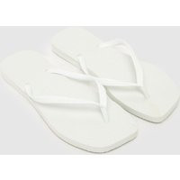 Havaianas slim square sandals in white | Schuh