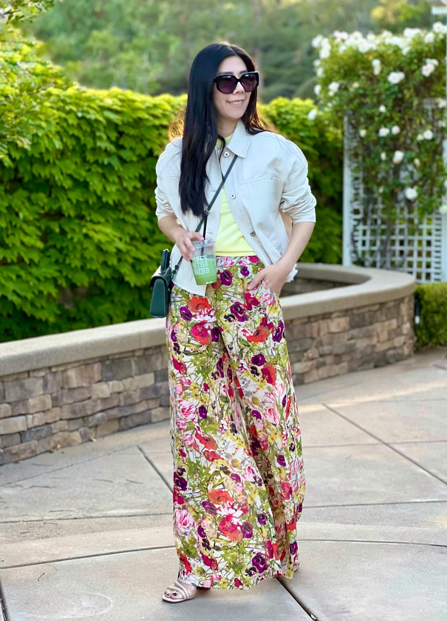 For days where the weather fluctuates often, I always make sure I have a light jacket on me. I wanted to add some flavor so I pulled out my floral wide legged bottoms. Since it was already busy on the bottom, I kept it simple above with my butter yellow top and khaki shacket. 

#springstyle #wideleggedpants #floralpants #shacket 

#LTKItBag #LTKPetite #LTKStyleTip