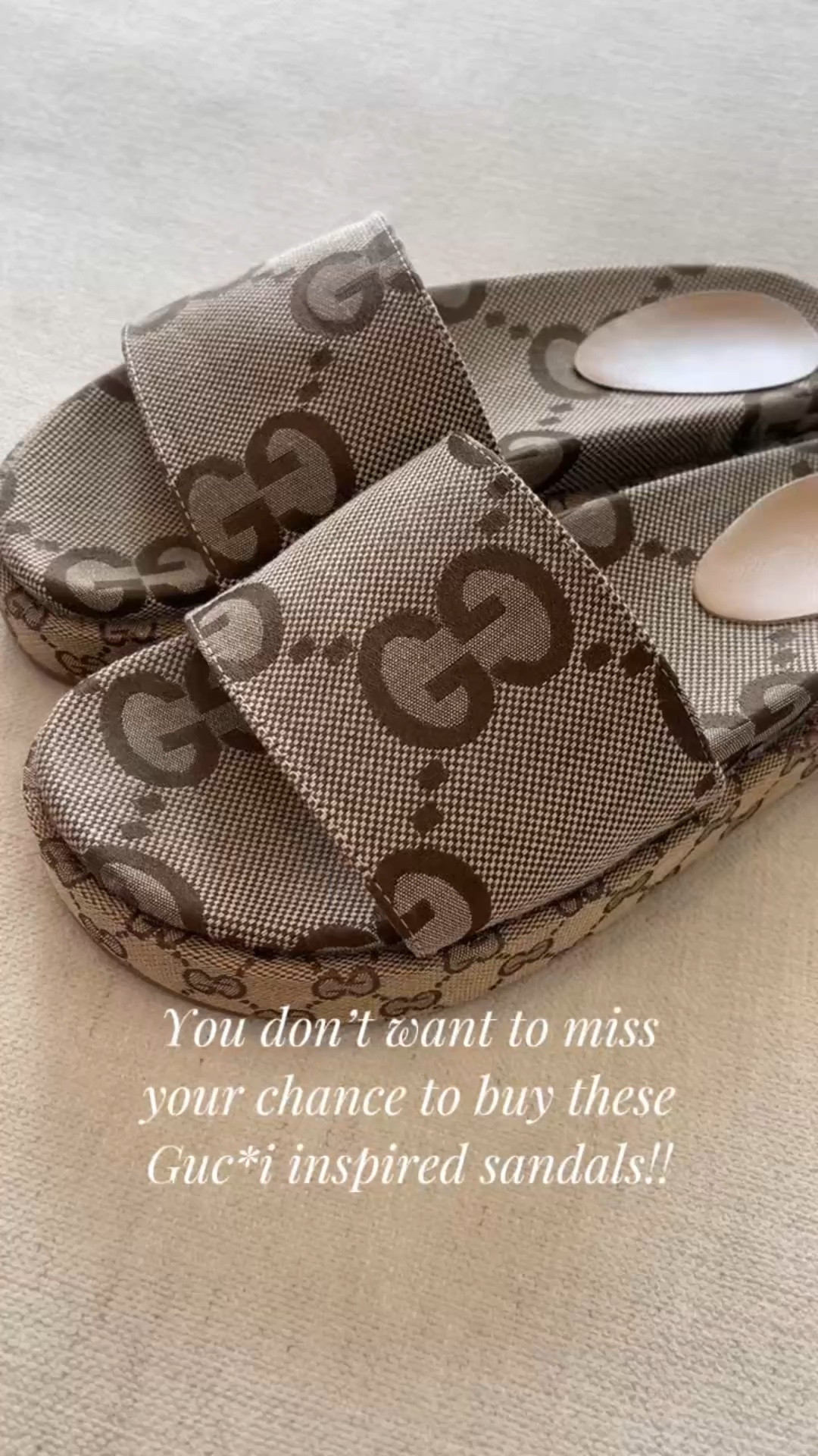 I went down a size. I usually wear a size 8. I received them in 2 weeks. Very happy with them!

Gucci inspired sandals, gucci sandals dupe, designer sandals dupe, designer slides dupe, gucci slides dupe, brown platform sandals, designer shoe dupe, designer inspired shoes, designer fashion dupe, designer inspired fashion, under $50 platform sandals, ego gucci sandals, ego gucci slides, ego Manic Printed Detail Peep Toe Flatform Slider Sandal In Brown Fabric, designer look for less, gucci inspired sandals, gucci sandals dupe, gucci slides dupe, designer sandals dupe, designer slides dupe, designer shoe dupe, designer inspired shoes, designer inspired fashion, luxury inspired sandals, luxury look for less, affordable designer dupes, designer fashion dupe, platform slide sandals, brown platform sandals, flatform slide sandals, peep toe platform sandals, chunky slide sandals, statement sandals women, trendy platform sandals, elevated casual sandals, casual luxury style, chic summer sandals, stylish vacation sandals, resort wear shoes, beach vacation sandals, neutral summer sandals, brown sandals women, designer inspired slides, high end inspired fashion, expensive look for less, affordable trendy shoes, under $50 sandals, under $50 platform sandals, budget friendly fashion finds, viral sandals women, tiktok fashion finds, summer fashion essentials, spring shoe trends, comfortable platform sandals, everyday fashion sandals, neutral shoe aesthetic, capsule wardrobe shoes, old money inspired fashion, minimalist luxury style, classy summer outfit, women’s fashion finds, ego sandals, ego gucci sandals, ego gucci slides, ego flatform sandals, printed detail sandals, brown fabric sandals, trendy women’s shoes, fashion girl sandals, amazon designer dupes, designer inspired accessories, affordable luxury fashion, burgundy gucci slides dupe dupe, red gucci slide dupe

#LTKWorkwear #LTKSeasonal #LTKootd