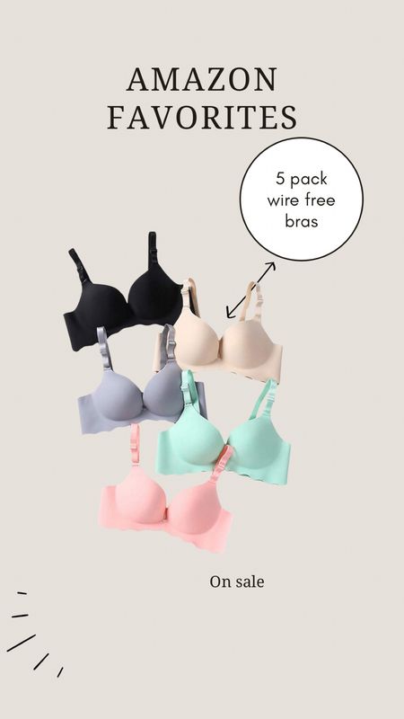 5 pack wire free bras on sale
Amazon deal of the day 
Amazon fashion 

#LTKsalealert #LTKstyletip #LTKfindsunder50