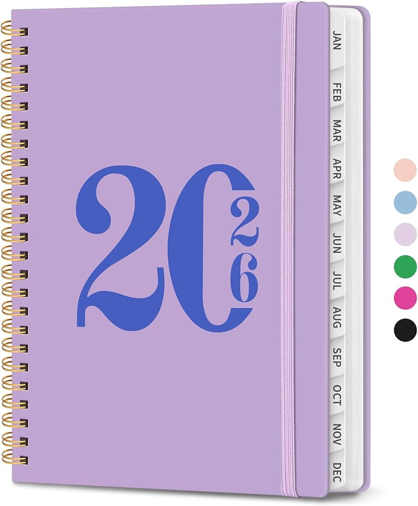 2026 Planner, Weekly and Monthly Calender Planner, Jan 2026 to Dec 2026, Hardcover 2026 Calendar ... | Amazon (US)