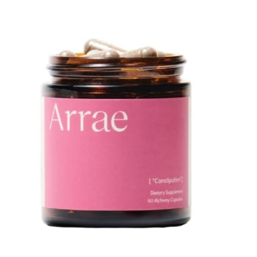 Arrae Constipation Relief: Natural Colon Cleanse, Fast-Acting Capsules for Regular Bowel Movements & Gut Health, Digestive Detox, Bloating Relief for Women & Men, Gut Cleanse (60 Count) | Amazon (US)