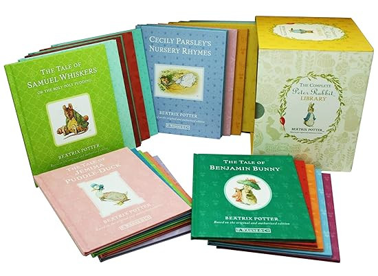 The COMPLETE PETER RABBIT Library Boxed Set of 23 Books by Beatrix Potter      Hardcover | Amazon (US)