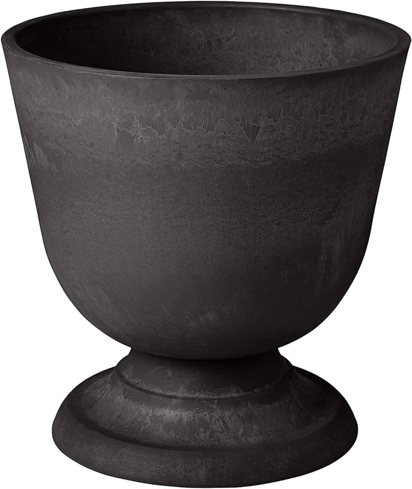 Arcadia Garden Products PSW BC38BK Classical Urn, 15 by 15", Black | Amazon (US)