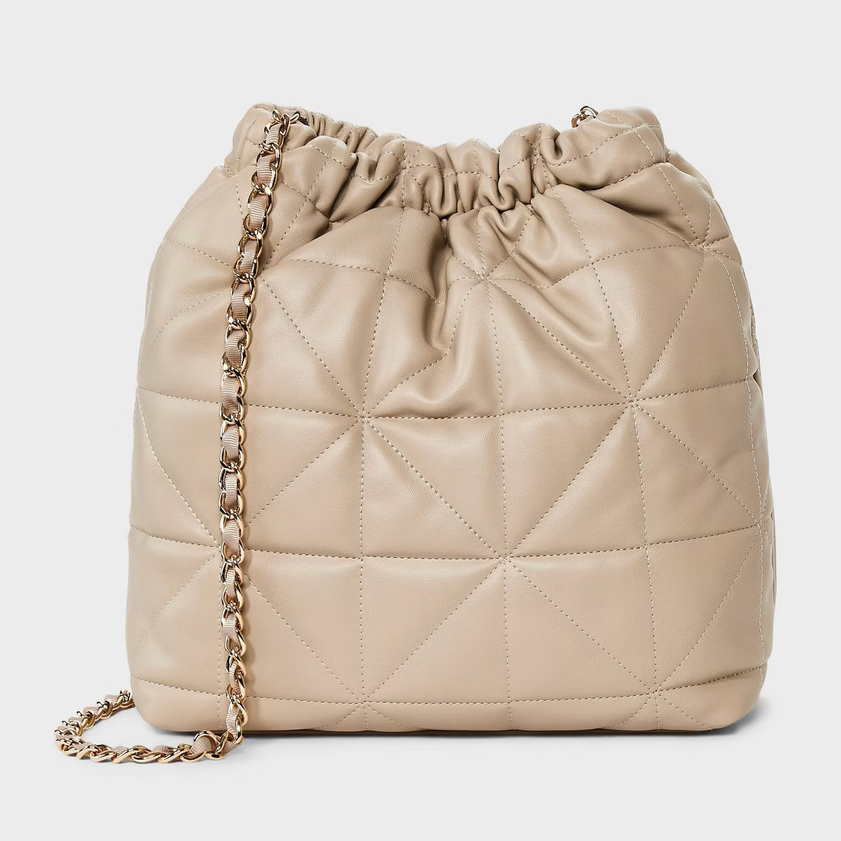 Rouched Chain Crossbody Bag - A New Day™ Tan | Target