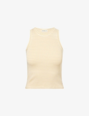 Stripe-Print Ribbed-Knit Top | Selfridges