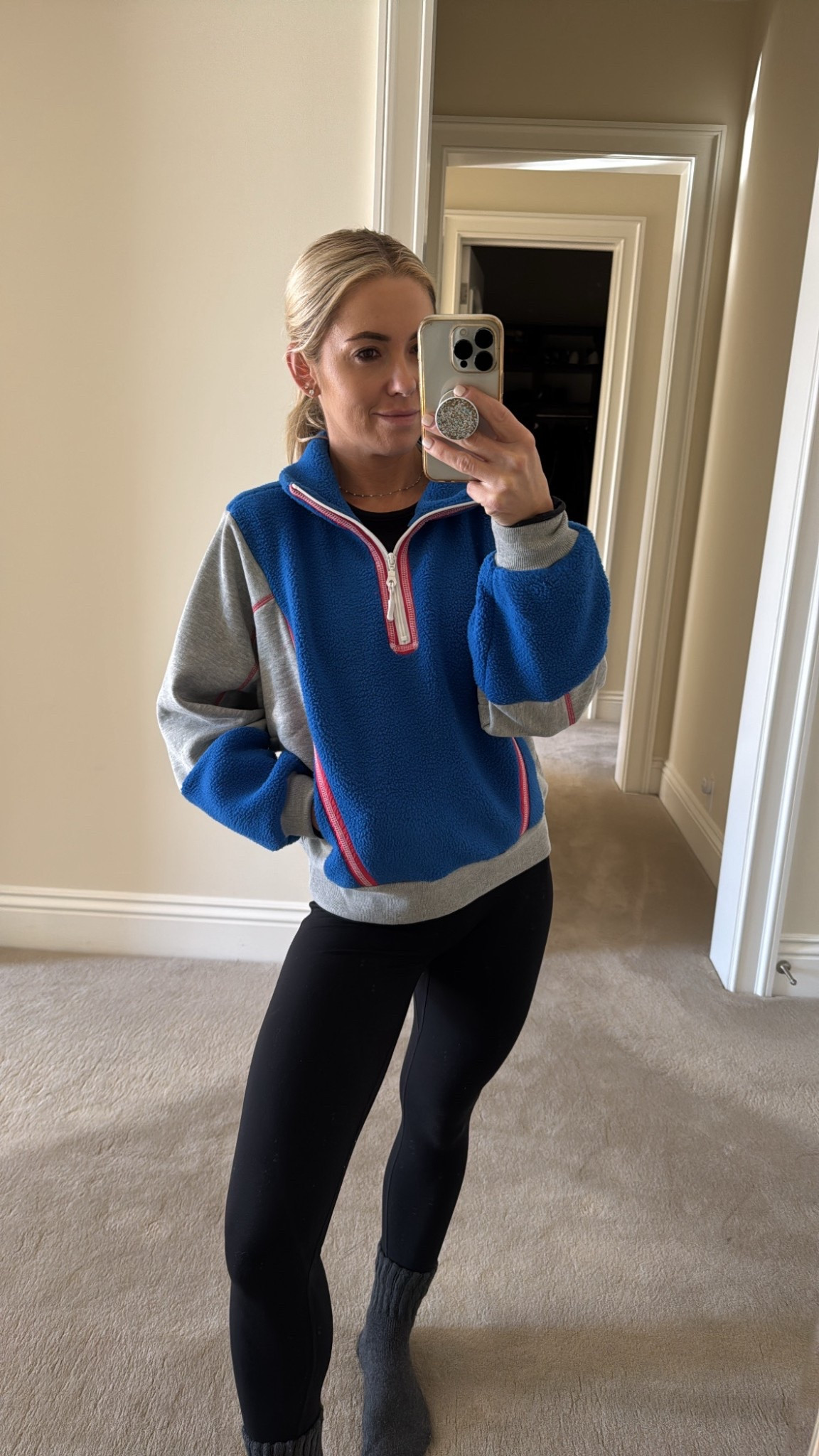 Obsessed with this sweater!! So cozy! Wearing XXS

#LTKActive #LTKPetite