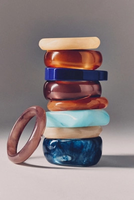 Round Bangle Bracelets, Set of 3 | Anthropologie (US)