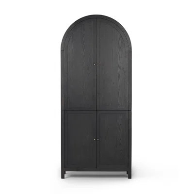 Darts Cabinet-Distressed Black Oak | Wayfair North America
