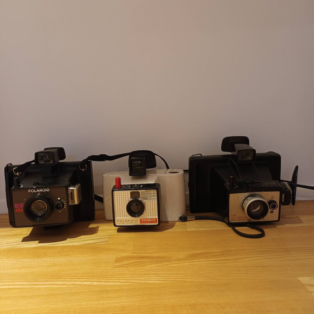 3 x Polaroid land cameras swinger ee44 and the colorpack konvolut lot untested | Etsy (NL)