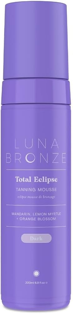 TOTAL ECLIPSE Sunless Hydrating Express Self Tan Foam Mousse - Organic Vegan Tanner, Dark/Deep Ol... | Amazon (US)