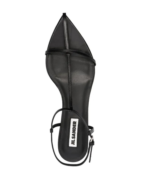 Jil Sander Thong ankle-strap Sandals - Farfetch | Farfetch Global