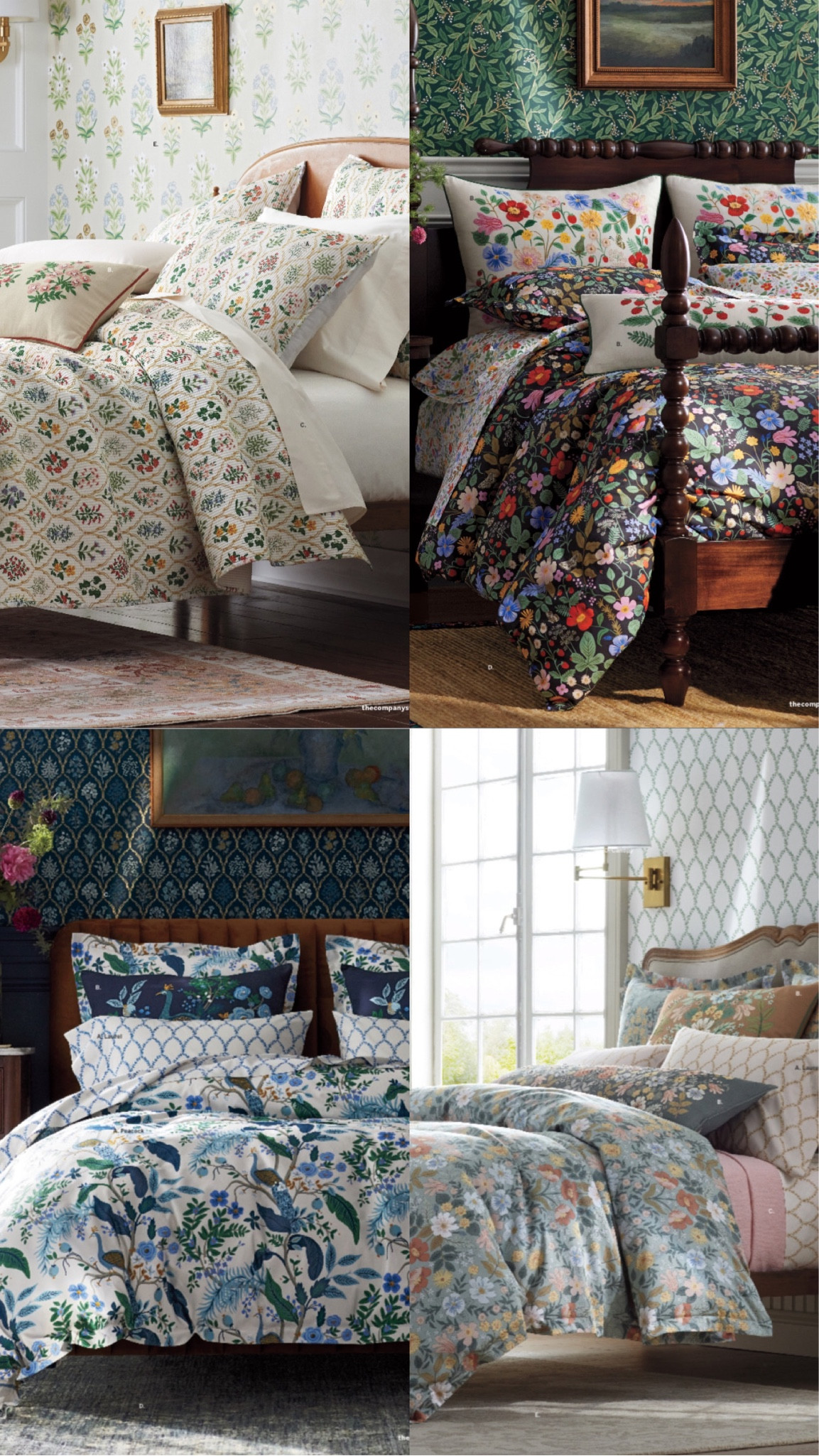 Rifle Paper X Company Store bedding collection- sheets, duvet, quilt, coverlet, sham, pillow, throw 

#LTKhome