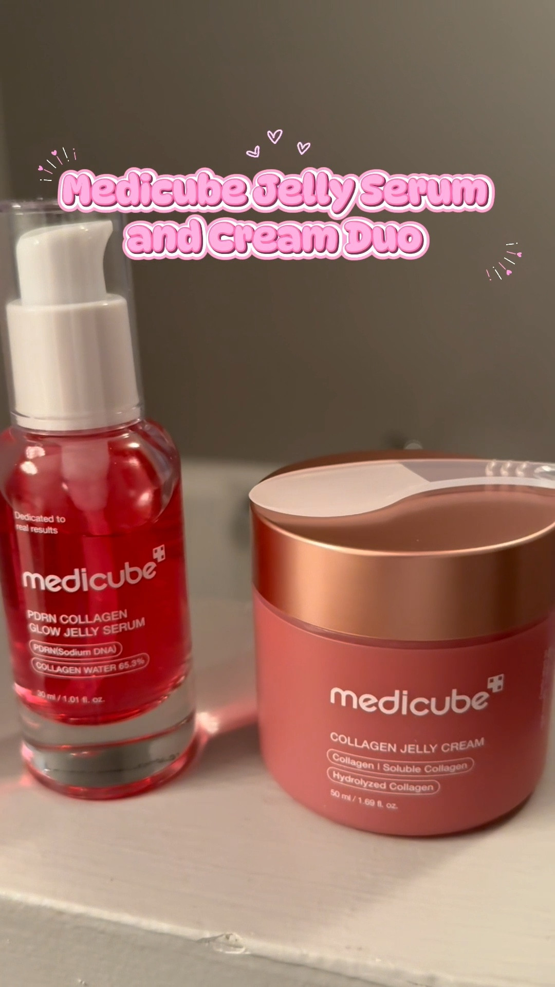 ✨ Medicube Jelly Serum & Cream Duo ✨
Pregnancy & breastfeeding safe 🤍
💗 65% collagen water for bouncy, plump skin
💧 Lightweight jelly texture = fast absorption
🐟 High-purity salmon PDRN to smooth + renew
✨ Niacinamide for an instant glow
🌸 Gentle, low-irritation & suitable for all skin types

Perfect for hydrated, glass-skin vibes 💕 

#medicube #skincare #glowyskin #collagen #hydratedskin

#LTKBeauty #LTKmomlife #LTKselfcare