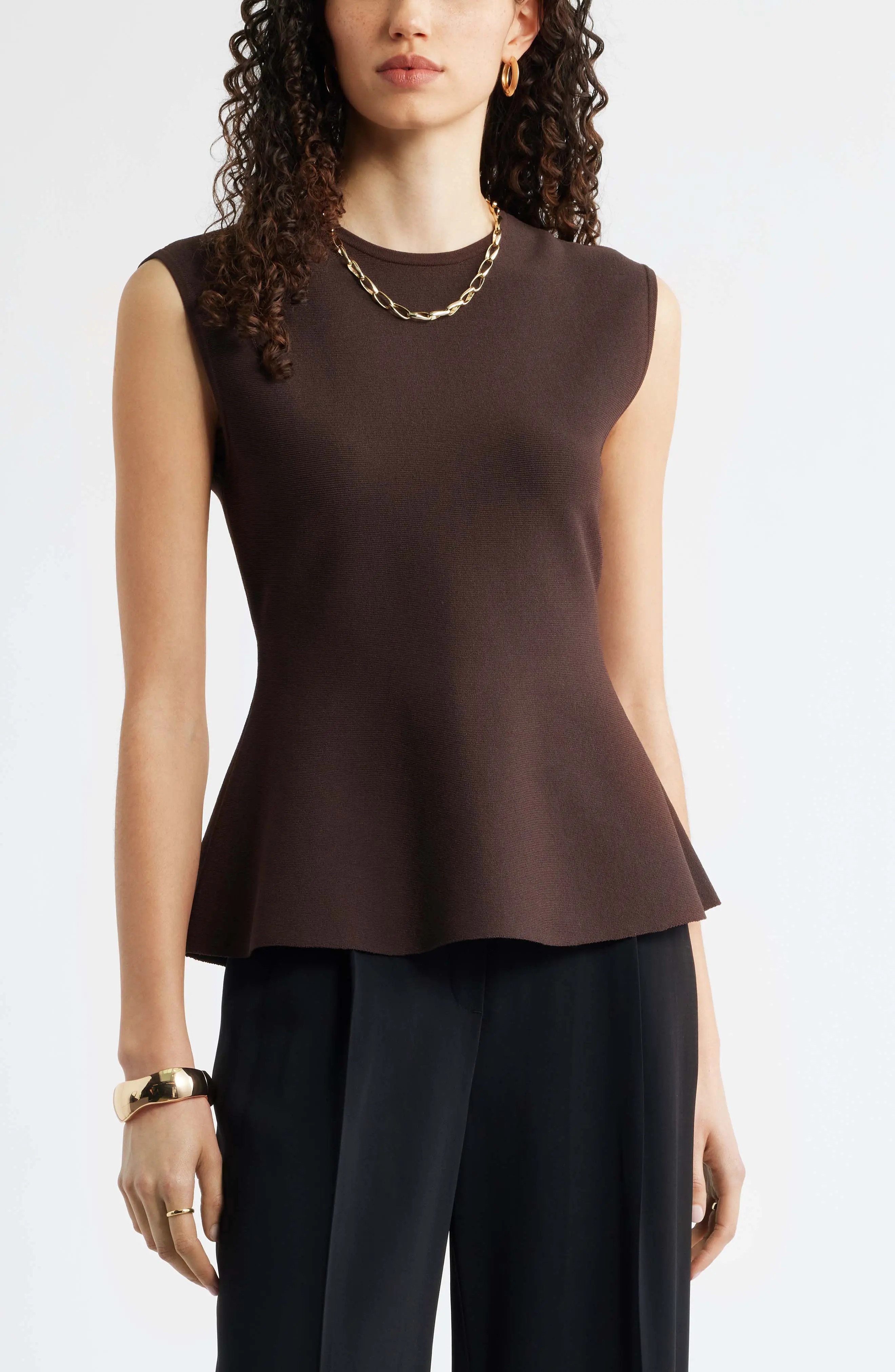 Sleeveless Peplum Sweater (Women) | Nordstrom | Nordstrom