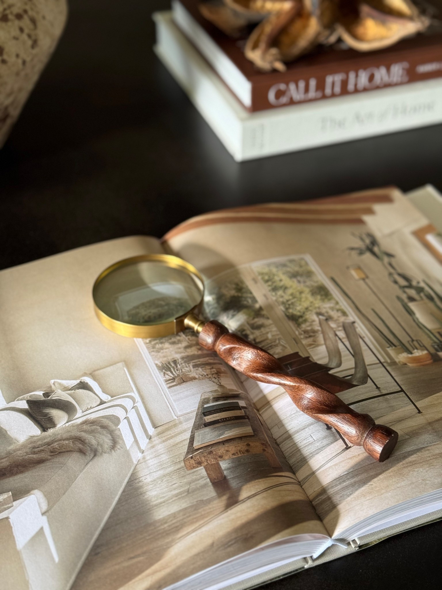 The most gorgeous magnifying glass. I’m loving unique pieces that level up any space and this definitely delivers. The warm wooden handle screams high end and adds an earthy organic touch to your decor. 

#LTKHome #LTKFindsUnder100 #LTKFindsUnder50