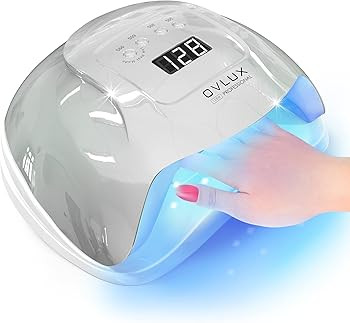 UV LED Nail Lamp, OVLUX 128W Professional Gel Polish uv led Nail Dryer lamp Light for Gel Nails P... | Amazon (US)