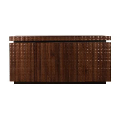 Modern Sideboard With Large Storage Space And Distinctive Textured Finish | Wayfair North America
