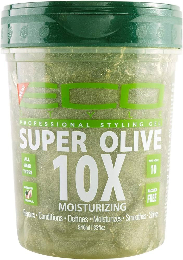 Eco Style Professional Styling Gel Super Olive 10X 32 fl oz (Pack of 1) | Amazon (US)