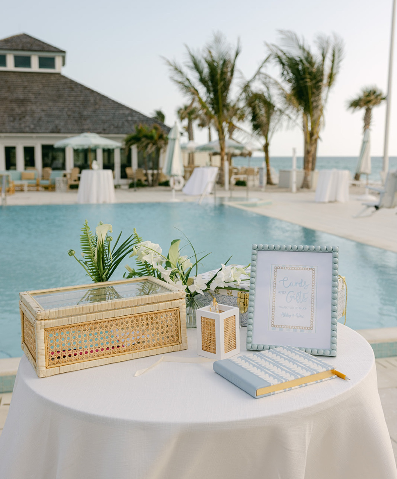 Wedding card box from Amazon 💌 love being able to showcase it in our home after the wedding 

Guest Book: Serena & Lily
Signage: Wish You Were Here Studio

#LTKWedding #LTKParties #LTKGiftGuide