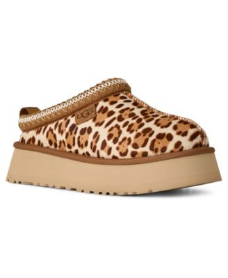 Ugg Women's Tazz Plains Slip-On Slippers - Felicity Leopard Jasmine | Macy's