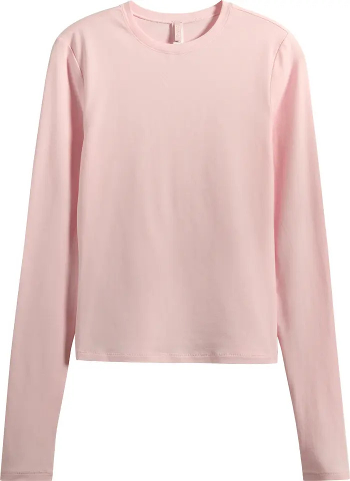 Stretch Cotton Jersey Long Sleeve T-Shirt | Nordstrom