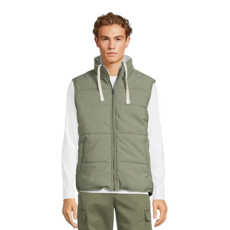 George Men's and Big Men's Hooded Vest, Size S-3XL | Walmart (US)