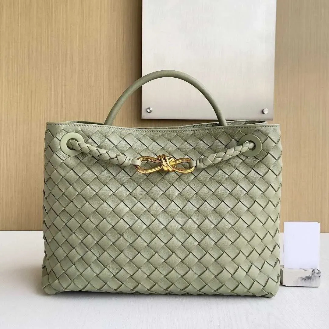 designer tote Andiamo Family Buckle Woven Womens Portable Single Shoulder Crossbody Official Tote... | DHGate