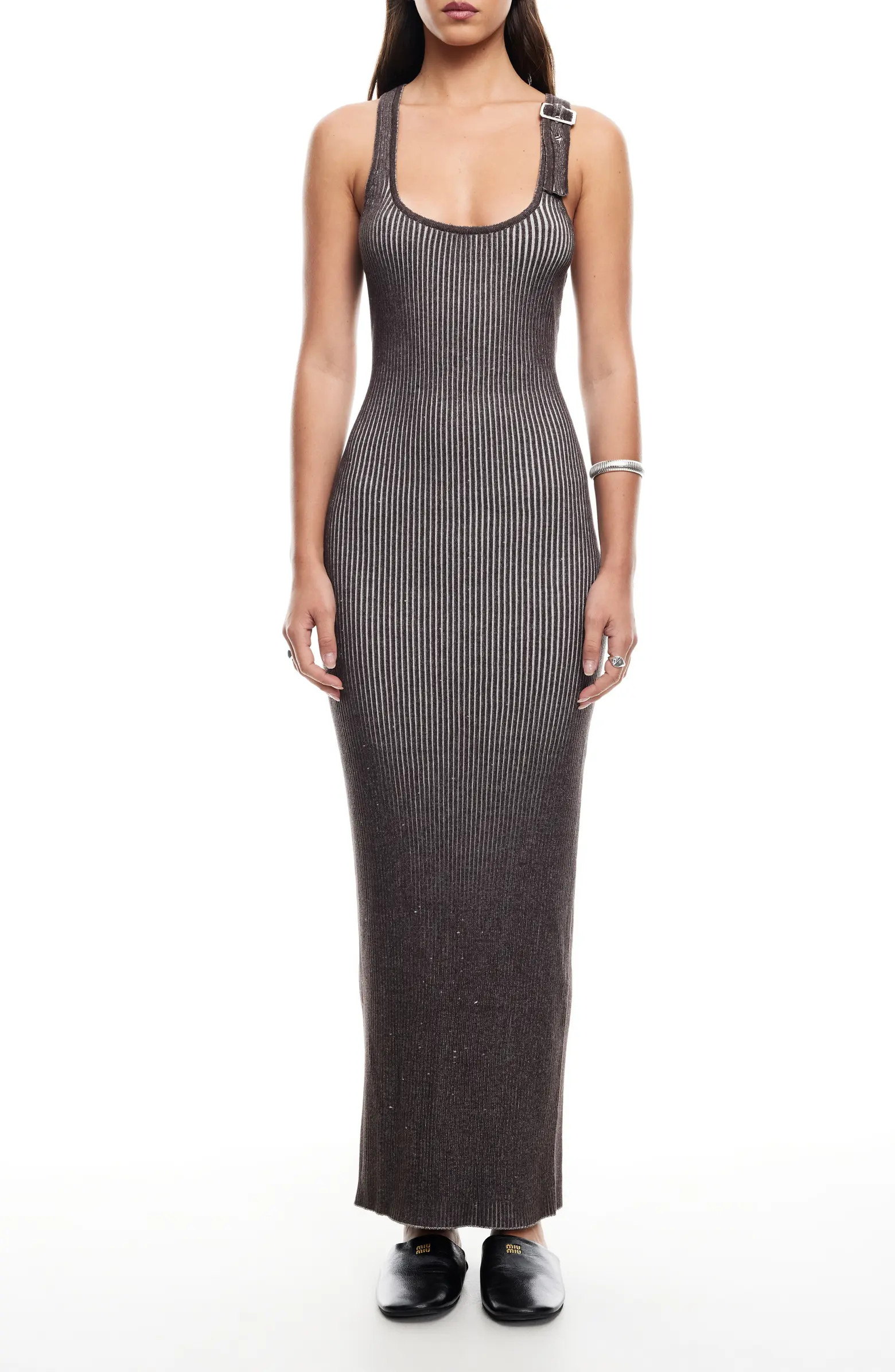 LIONESS Rebirth Stripe Cotton Maxi Dress | Nordstrom | Nordstrom