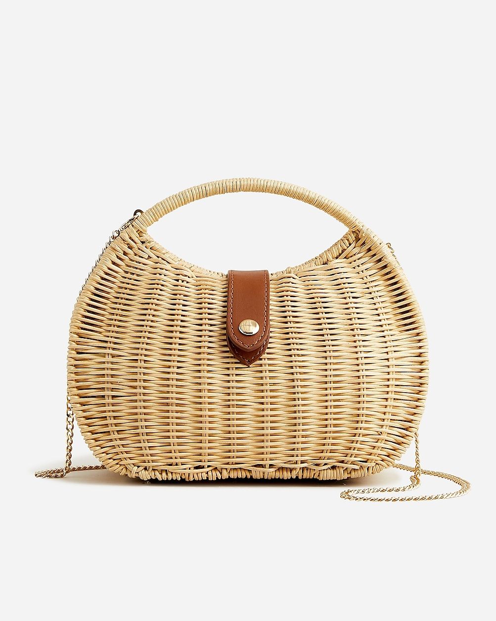 best seller3.8(9 REVIEWS)Semicircle rattan clutch$138.00NaturalOne SizeSize & Fit Information  Ad... | J.Crew US
