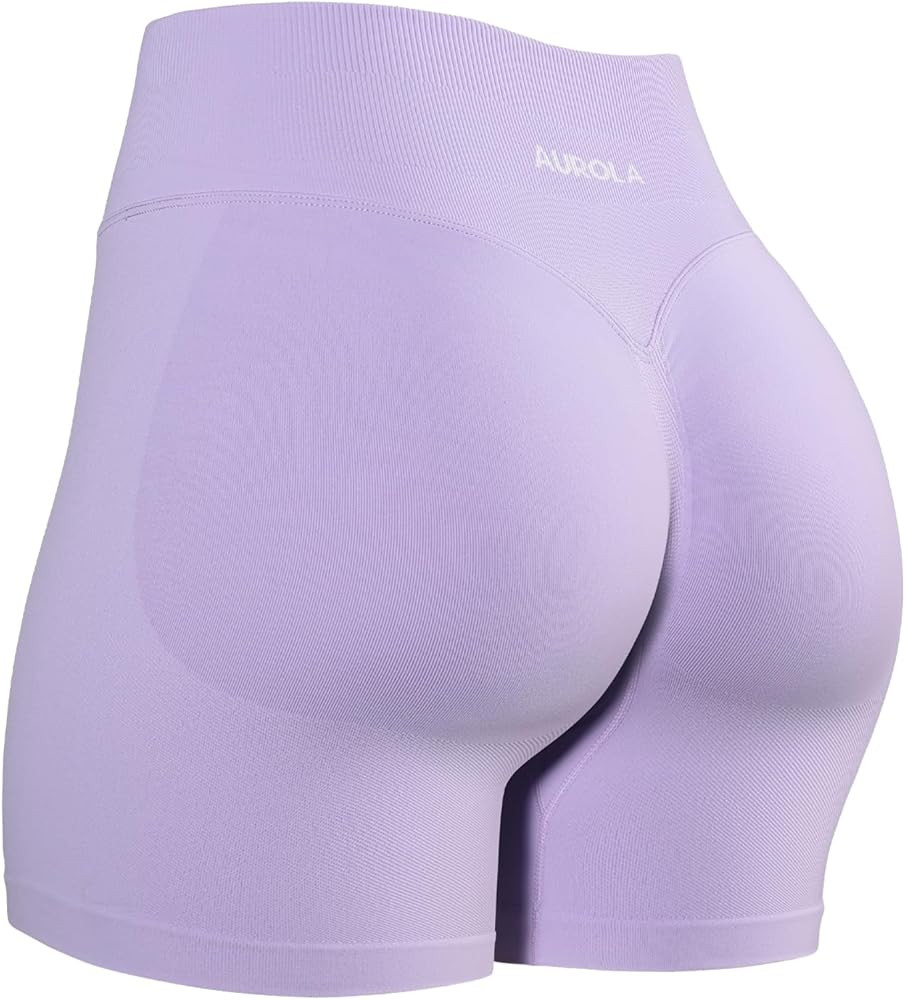 AUROLA Influence Workout Shorts for Women,2.5 3.5 4.5 5.5 6.5 No Roll Up Squat Proof Scrunch Seam... | Amazon (US)