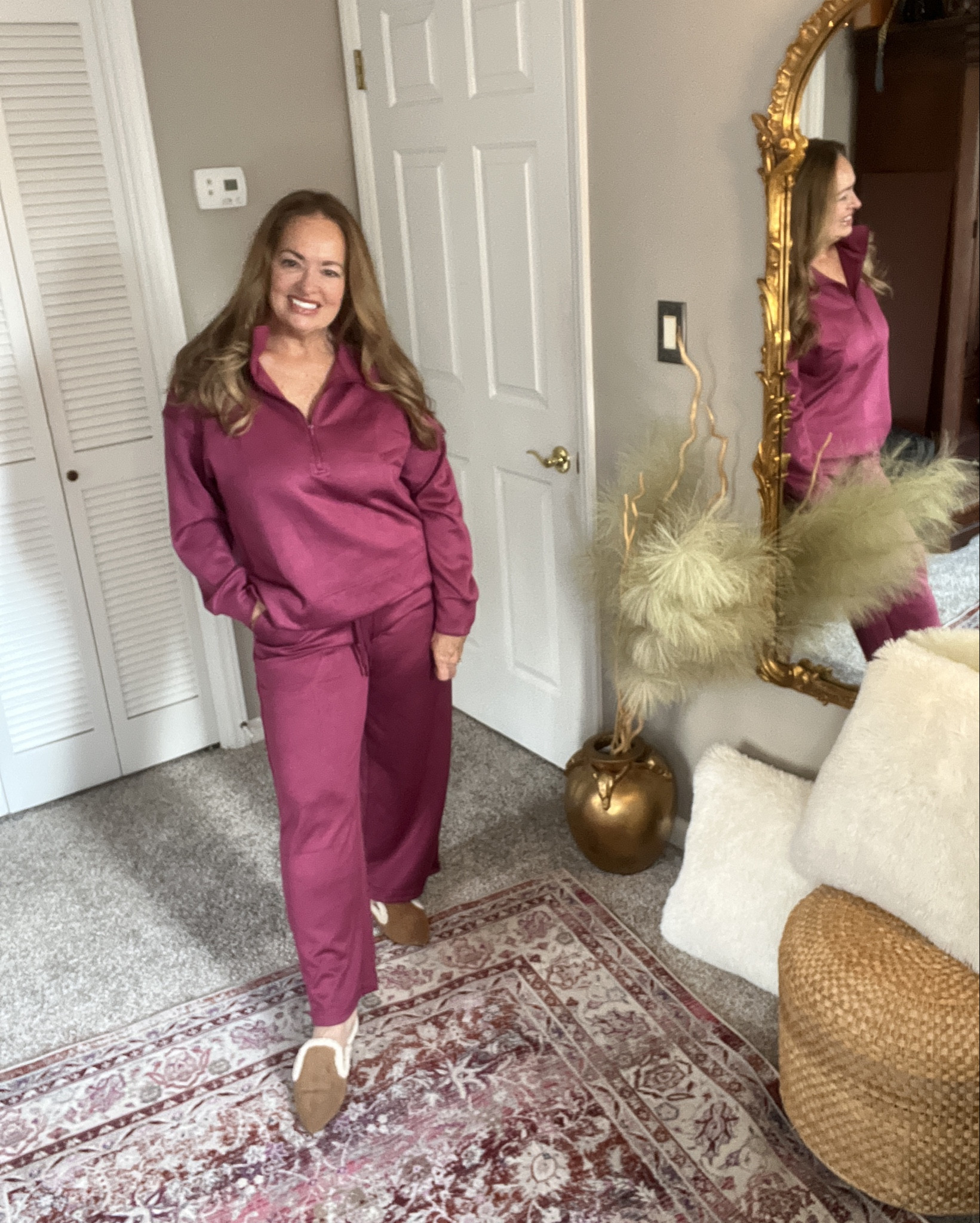 Fabulous 2 piece set in plum.

#LTKTravel #LTKOver40 #LTKActive