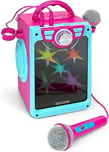 Croove Karaoke Machine for Kids | Karoke Set with 2 Microphones | Bluetooth/AUX/USB Connectivity ... | Amazon (US)