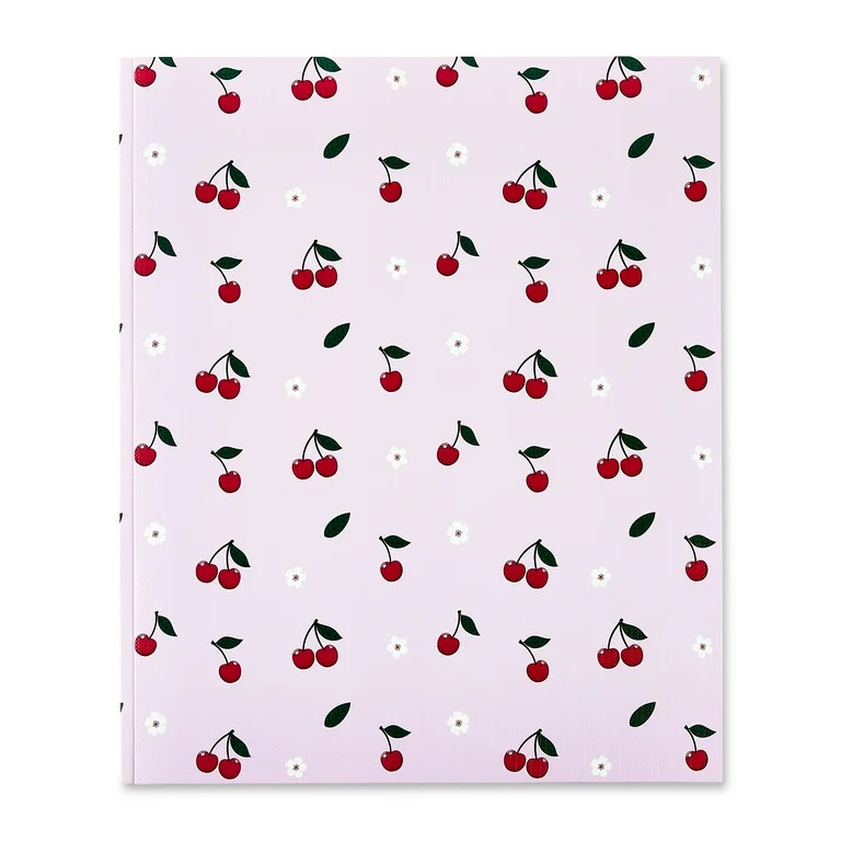 Pen+Gear 3-Prong Letter Size 2-Pocket Paper Folder, 9.4" x 11.4", Pink Cherries | Walmart (US)