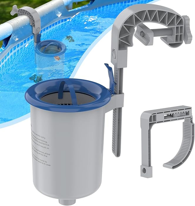 Sepetrel Above Ground Pool Surface Skimmer, Wall Mount Pool Maintenance Accessories for Inflatabl... | Amazon (US)