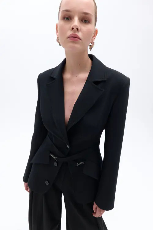 Nocturne Blazer Jacket in Black at Nordstrom, Size Small | Nordstrom
