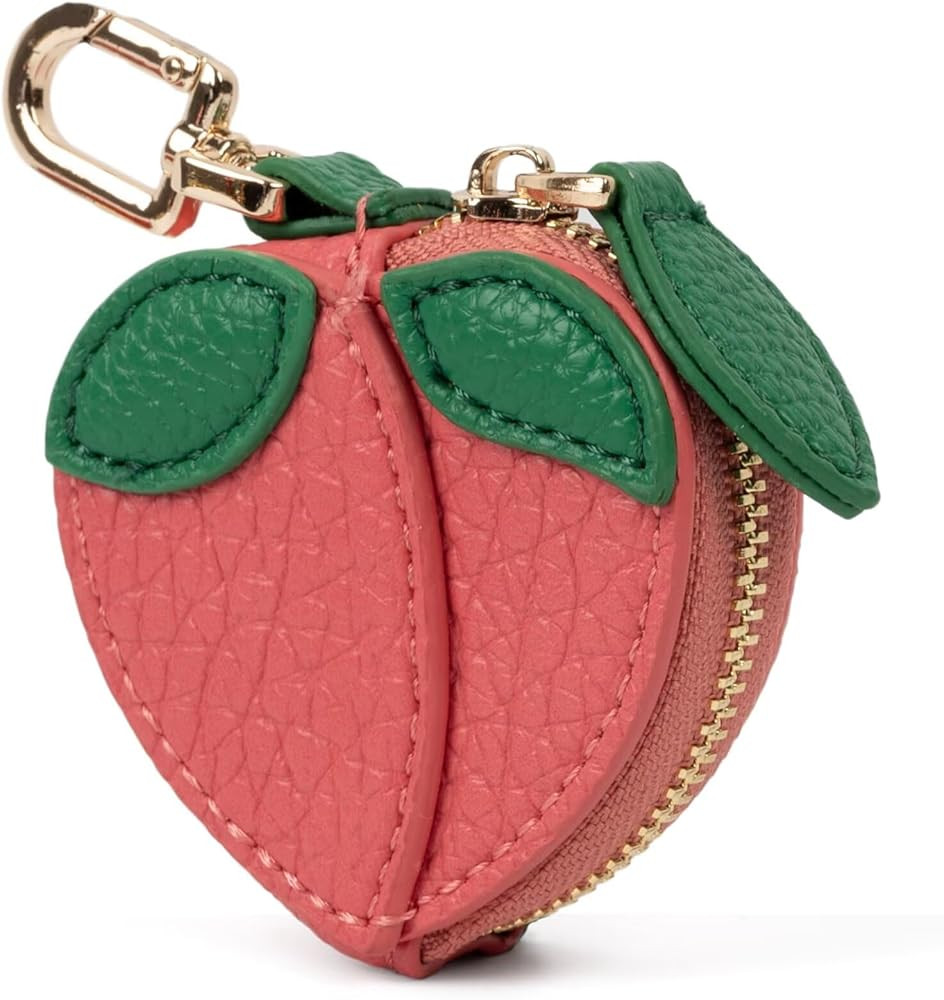 Cute Fruit Coin Purse Bag Charm,Mini Leather Coin Change Purse & Pouch Holder Keychain Charm for ... | Amazon (US)