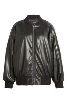 Click for more info about VERO MODA Bella Pernille Faux Leather Bomber Jacket | Nordstrom