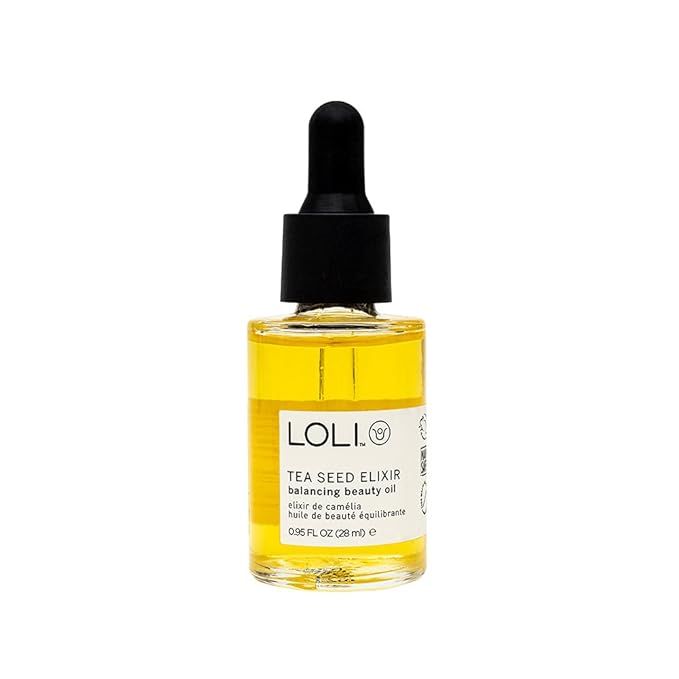 LOLI - Organic Tea Seed Elixir Balancing Face Oil | Clean, Non-Toxic, Zero Waste Skincare (.95 fl... | Amazon (US)