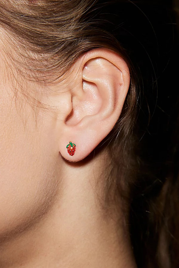 Delicate Strawberry Earring | Urban Outfitters (US and RoW)