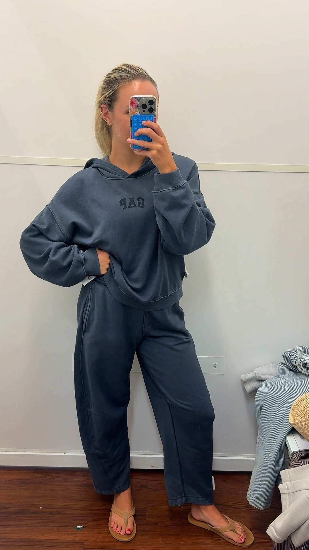 can confirm these gap sweat sets are SO WORTH the hype! they are a lightweight but cozy material that fit *perfectly* 

comes in tons of colors! wearing an XS bottom and S top 

#LTKSaleAlert #LTKFindsUnder50 #LTKSeasonal